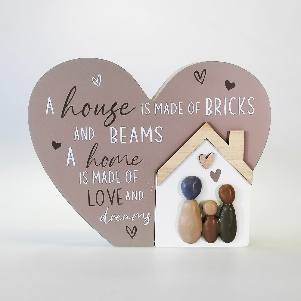 A House Is Made Of...' House Plaque