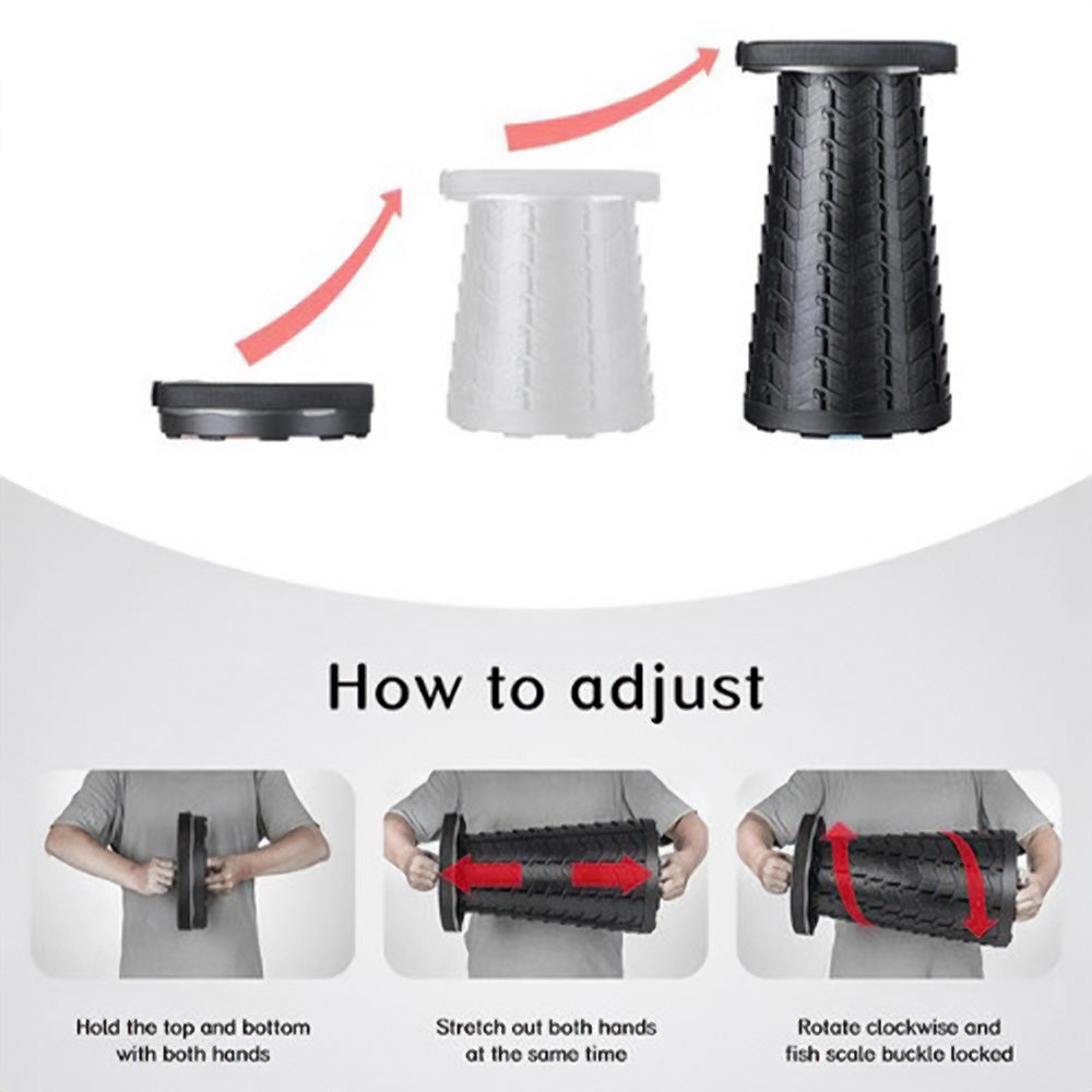 Collapsible Telescope Stool