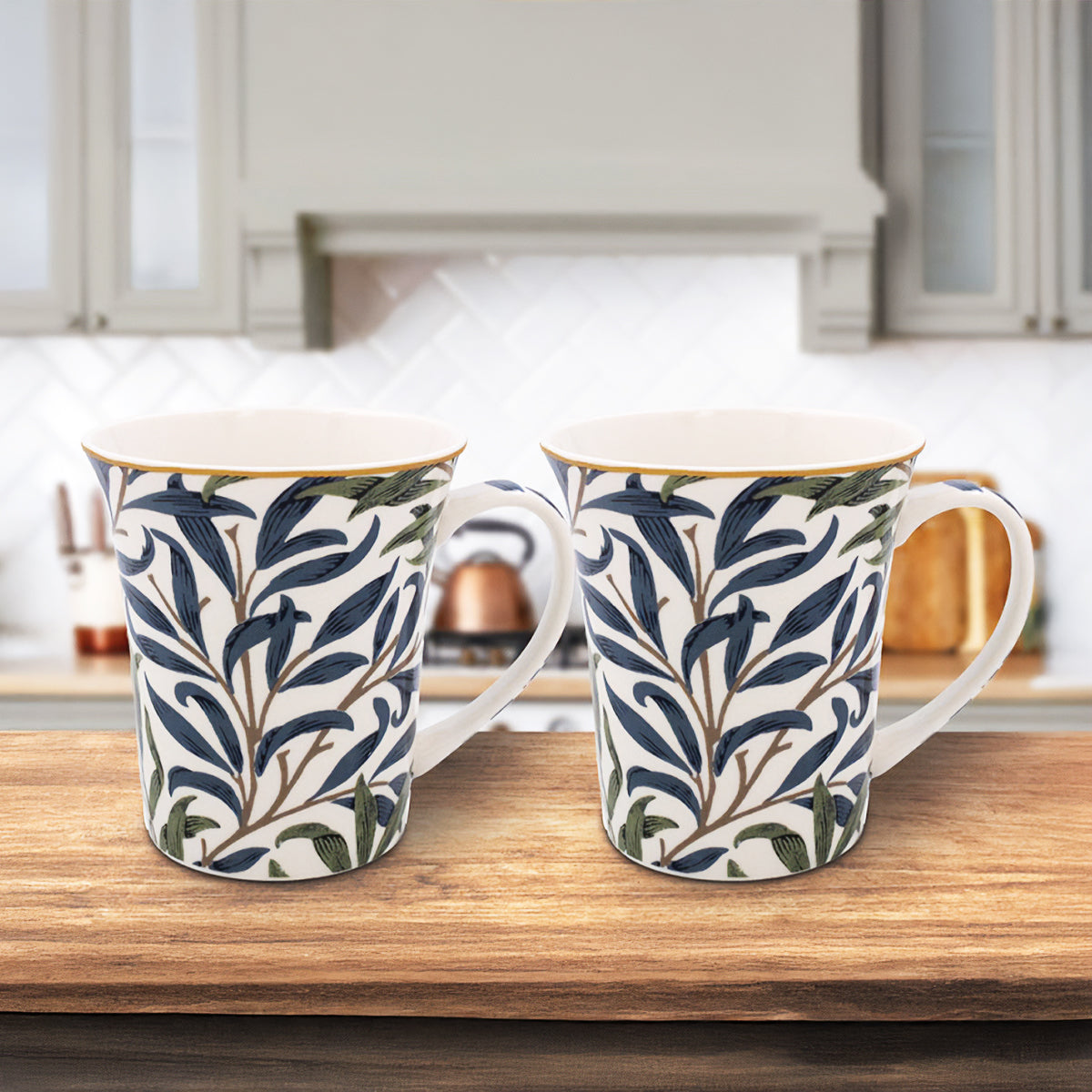 Willow Bough Mugs - Set/2