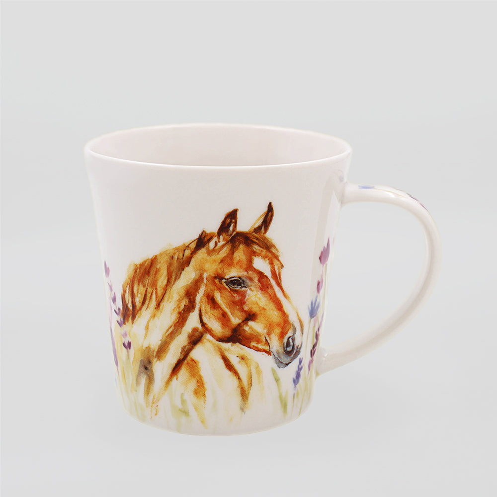 Feather & Fur 'Horse' Mug