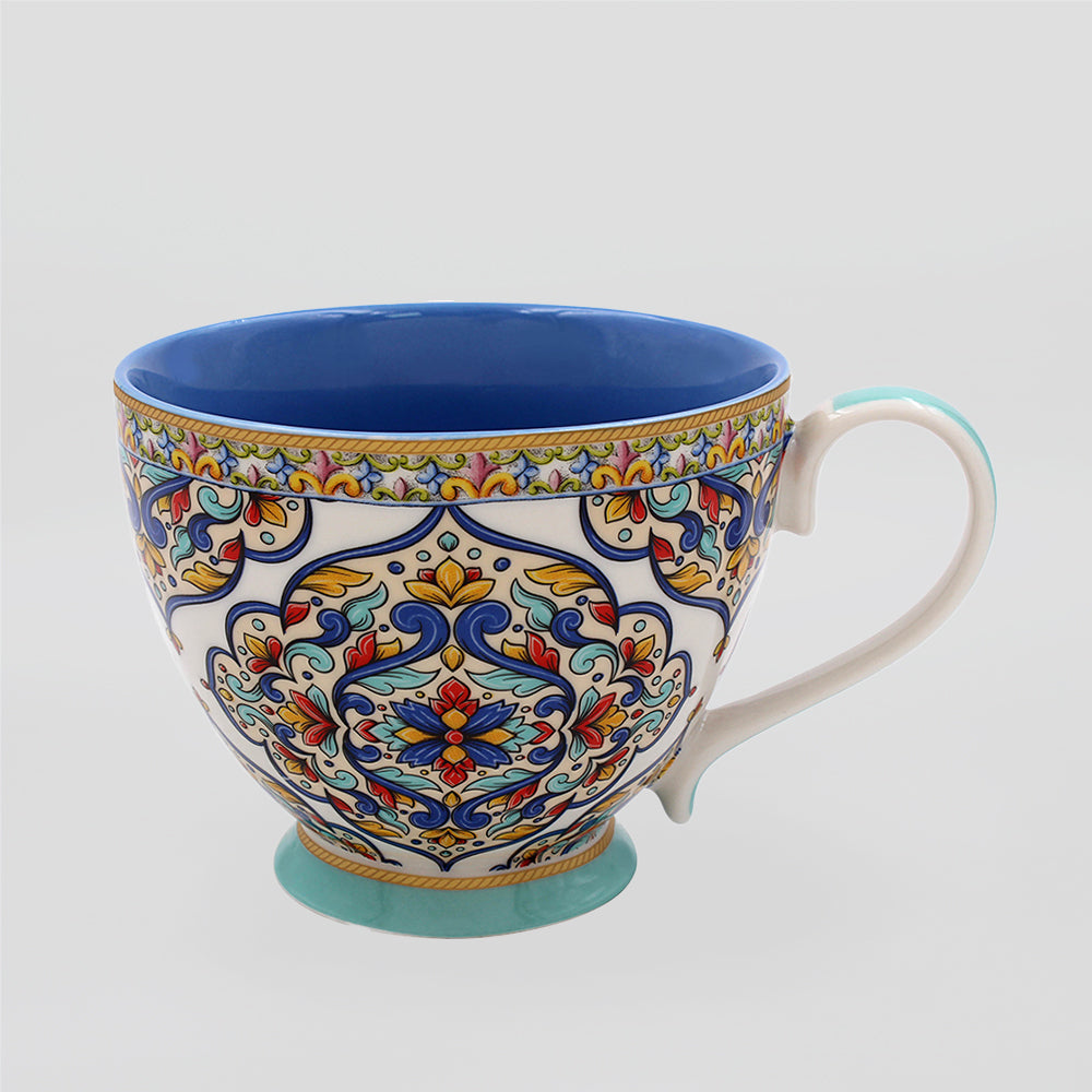 Tuscany Mug - 'Light Blue Base'