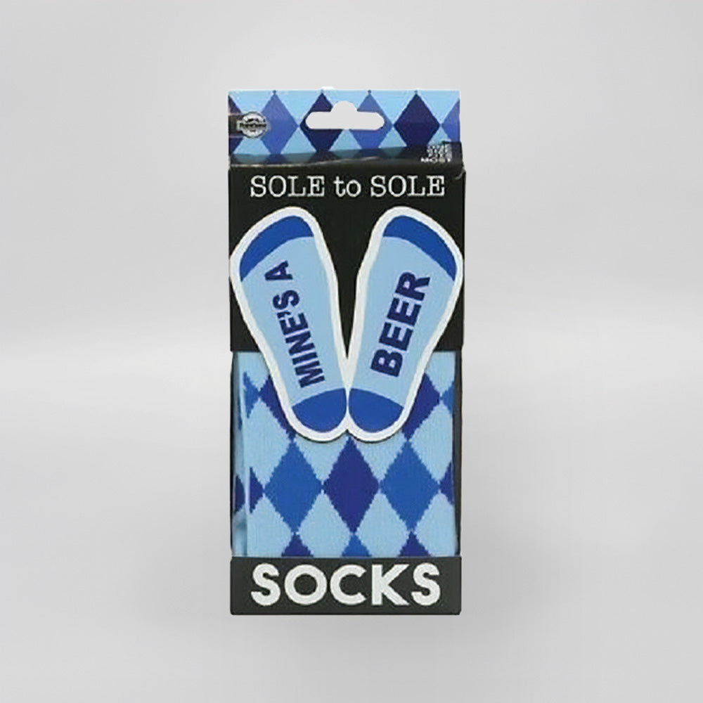 Mines A Beer' Socks