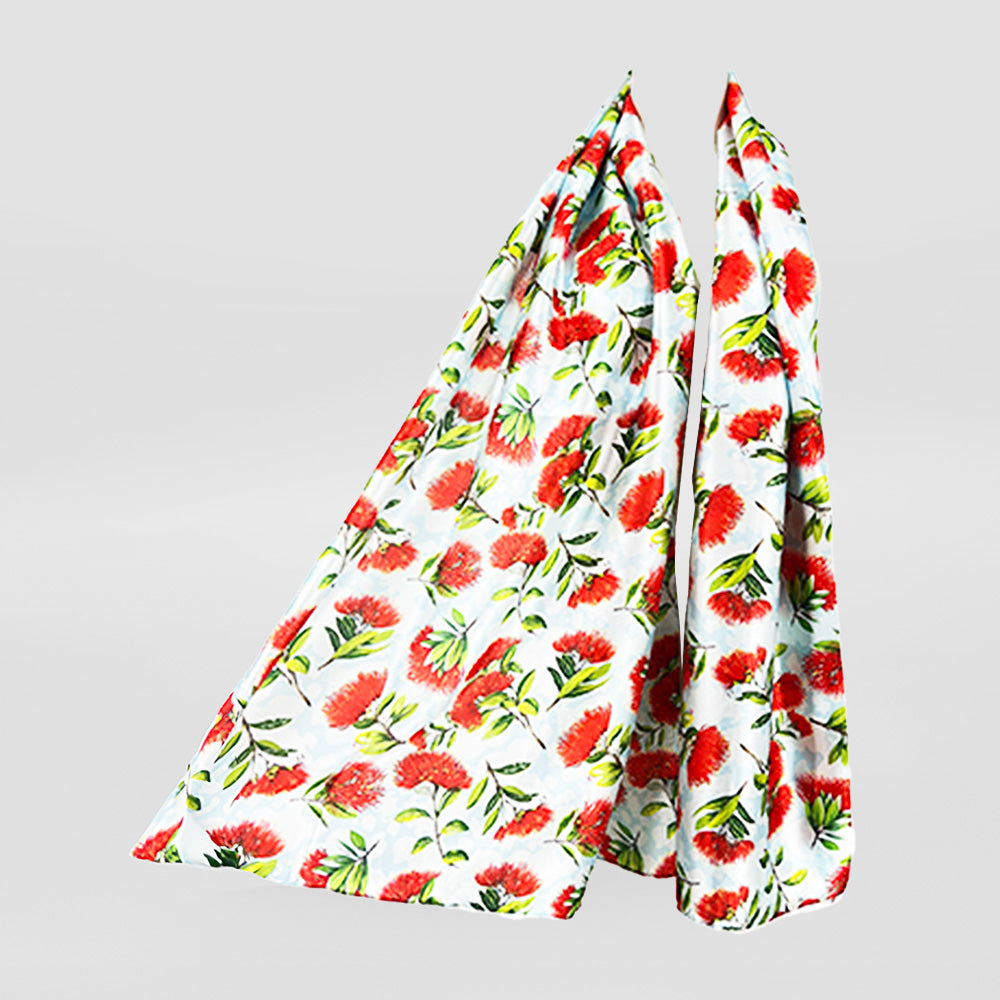 Pohutukawa Silk Scarf
