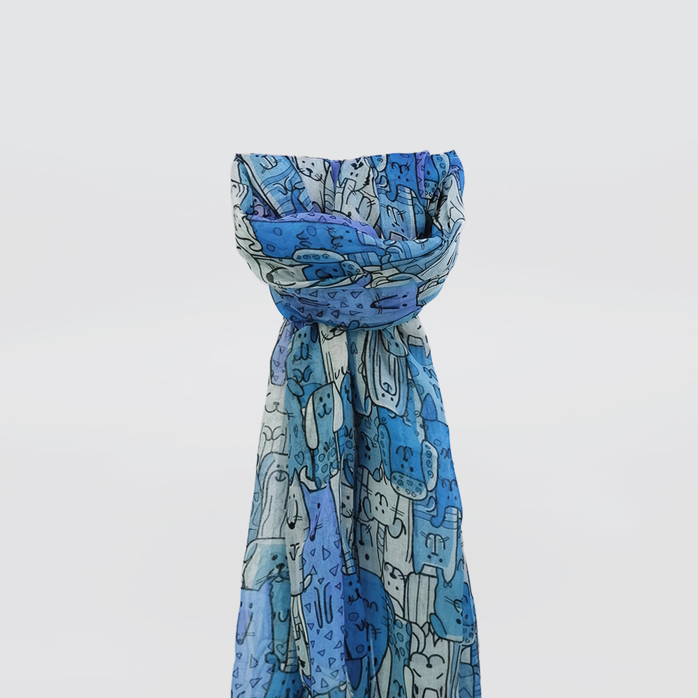 Scarf - 'Cats'