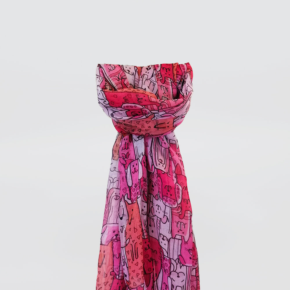 Scarf - 'Cats'
