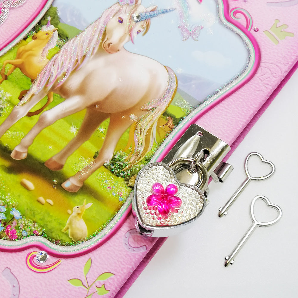 Kids 'Unicorn' Lockable Diary
