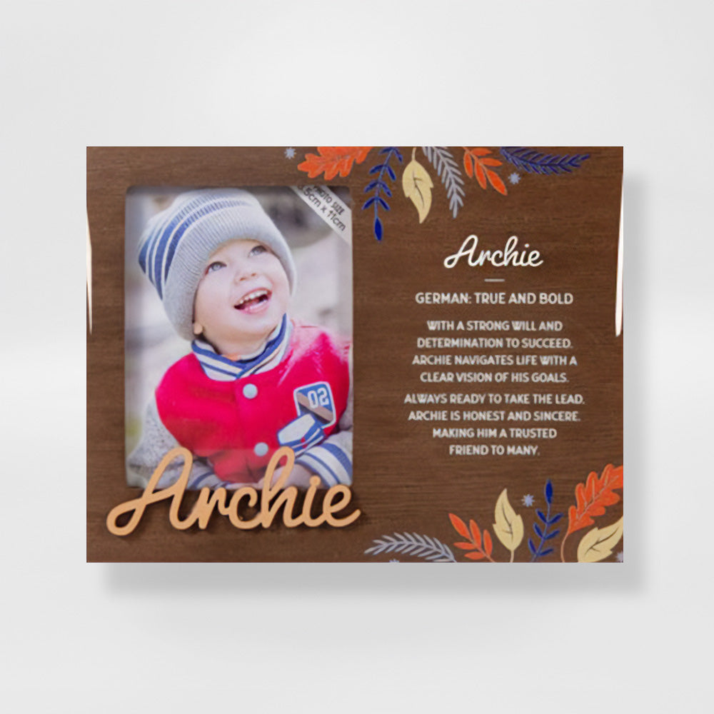 Boys Named Picture Frames