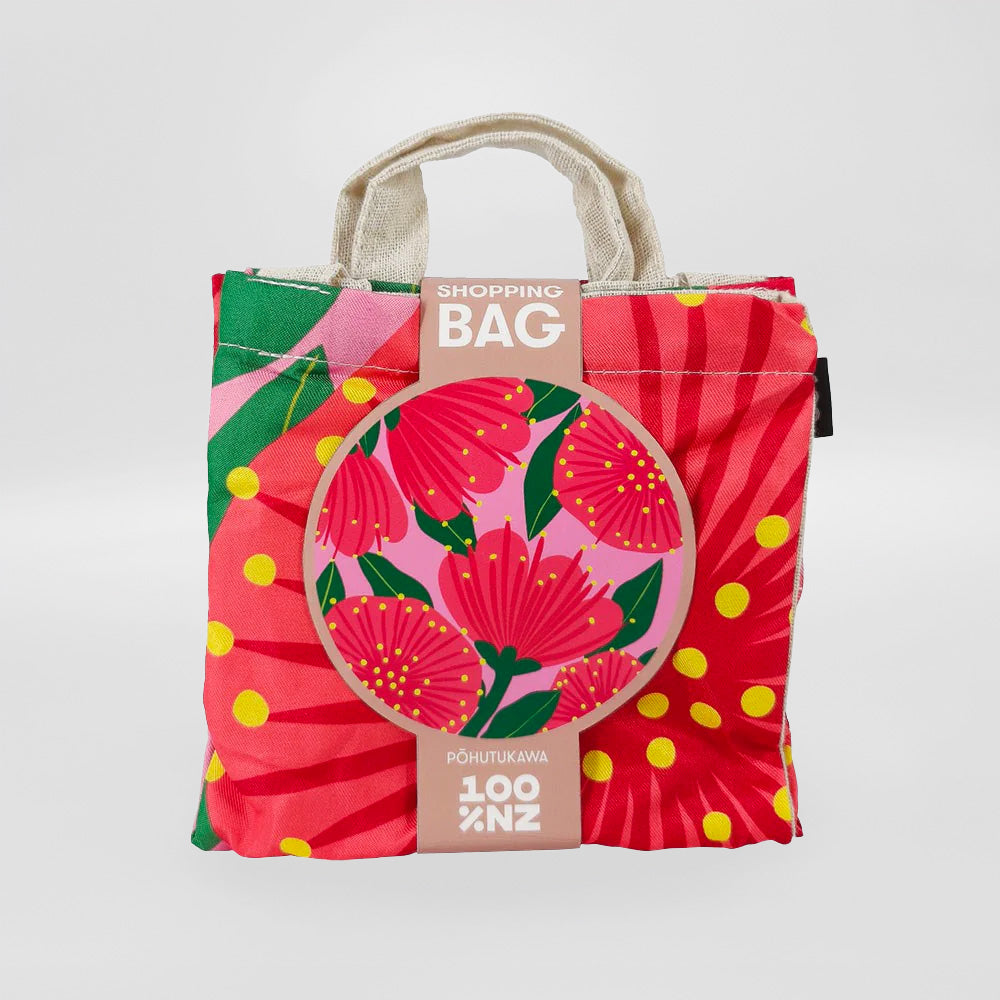 Bright Pohutukawa Shopping Bag