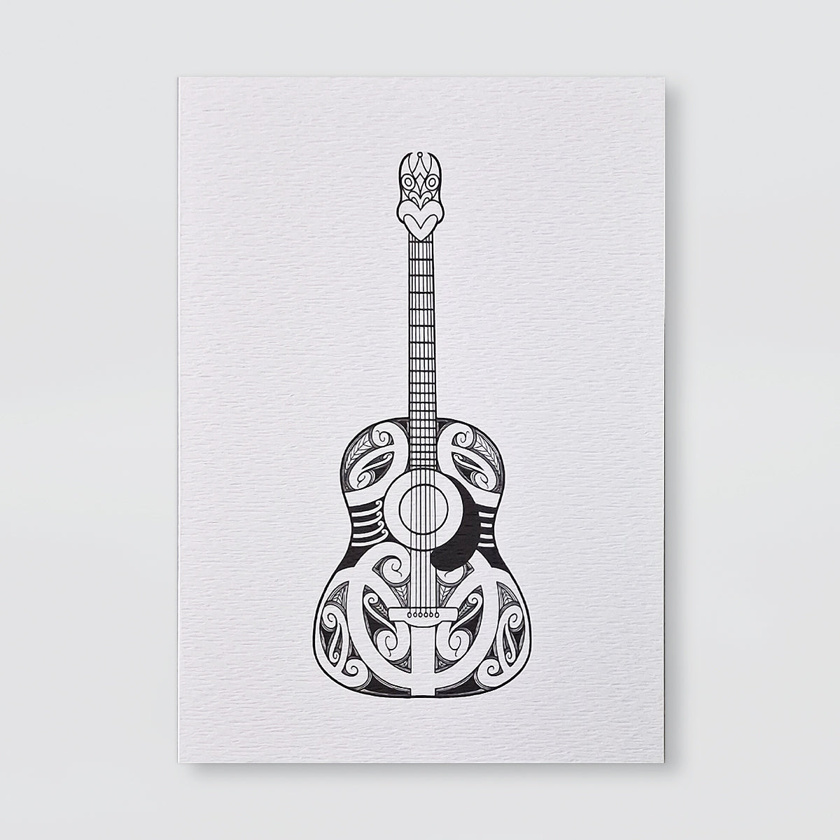 Maori Design Guitar - Card