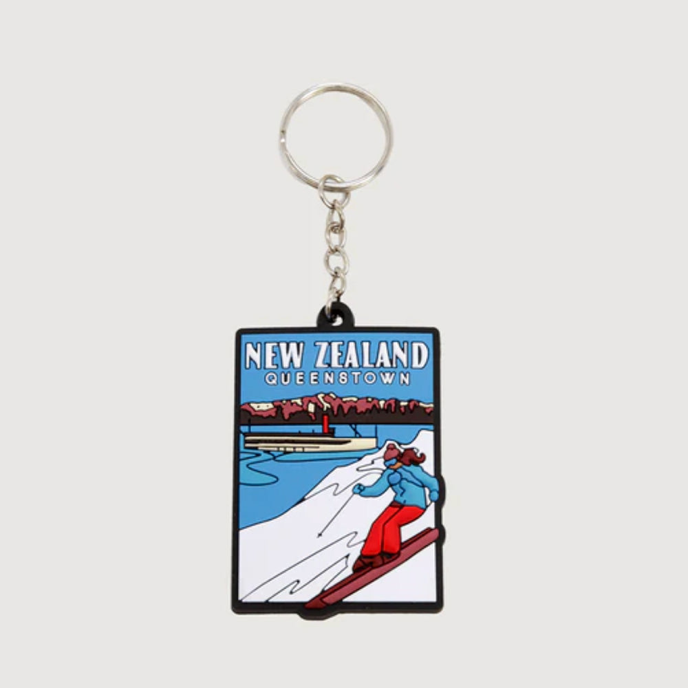 Moana RD - 'Skiing' Silicone Keyring