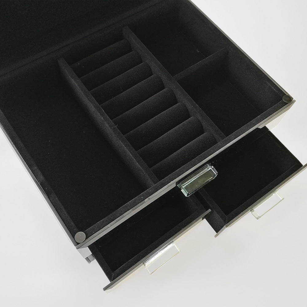 Glass Jewellery Box - Floral