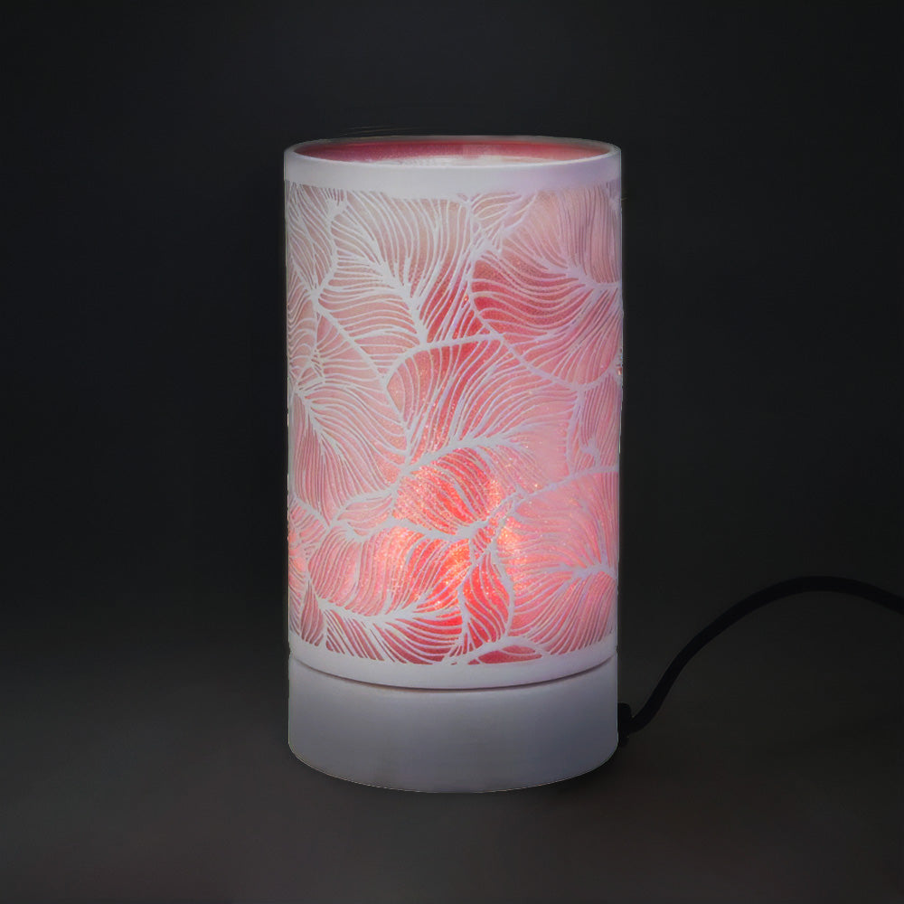 Scentchips Touch Lamp Warmer - 'White Leaves'