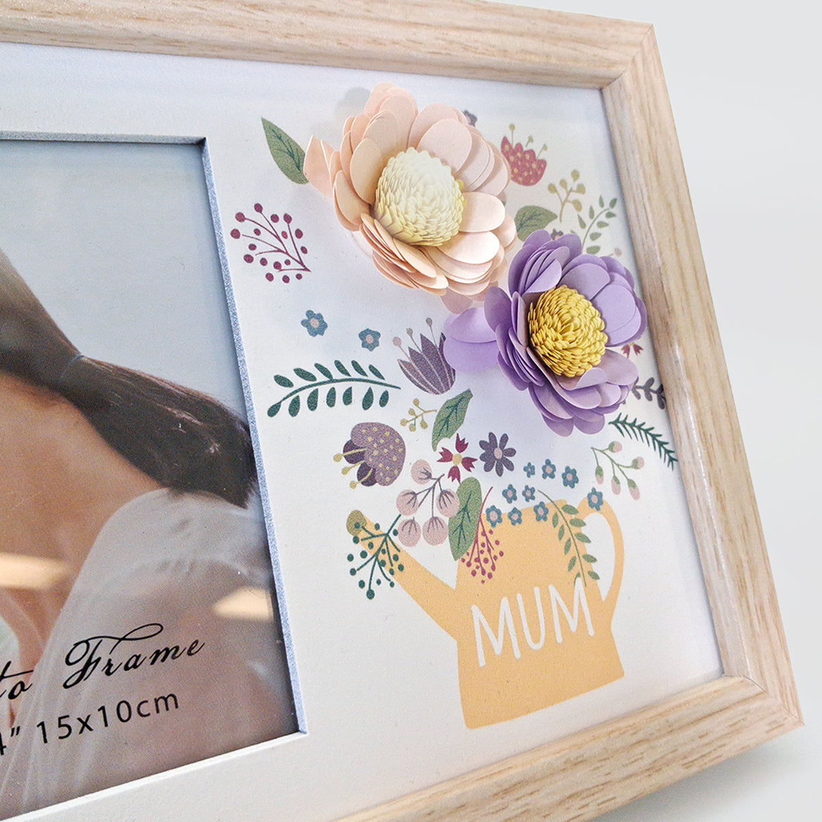 Mothers Day Frame W/Paper Flowers
