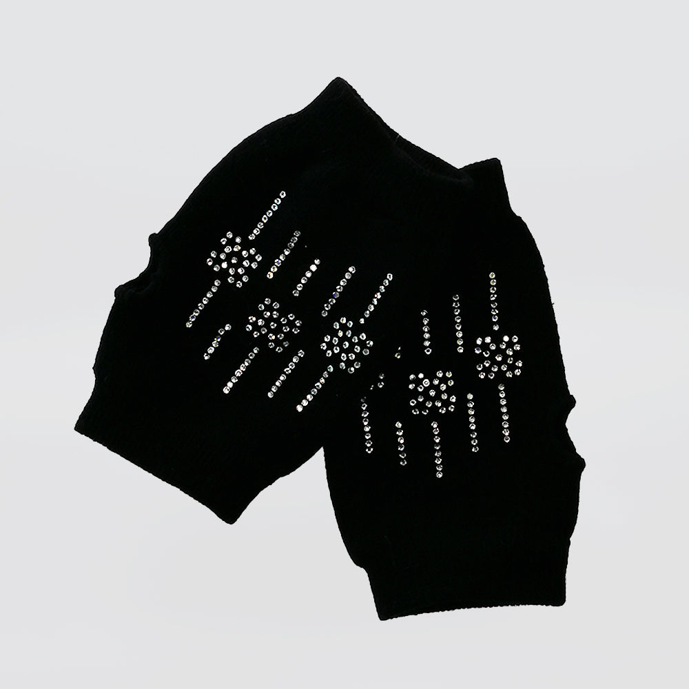 Diamante Fingerless Gloves