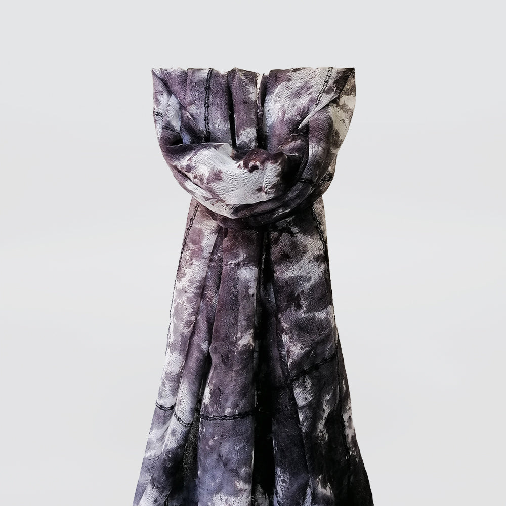 Pebble Print Wool Scarf
