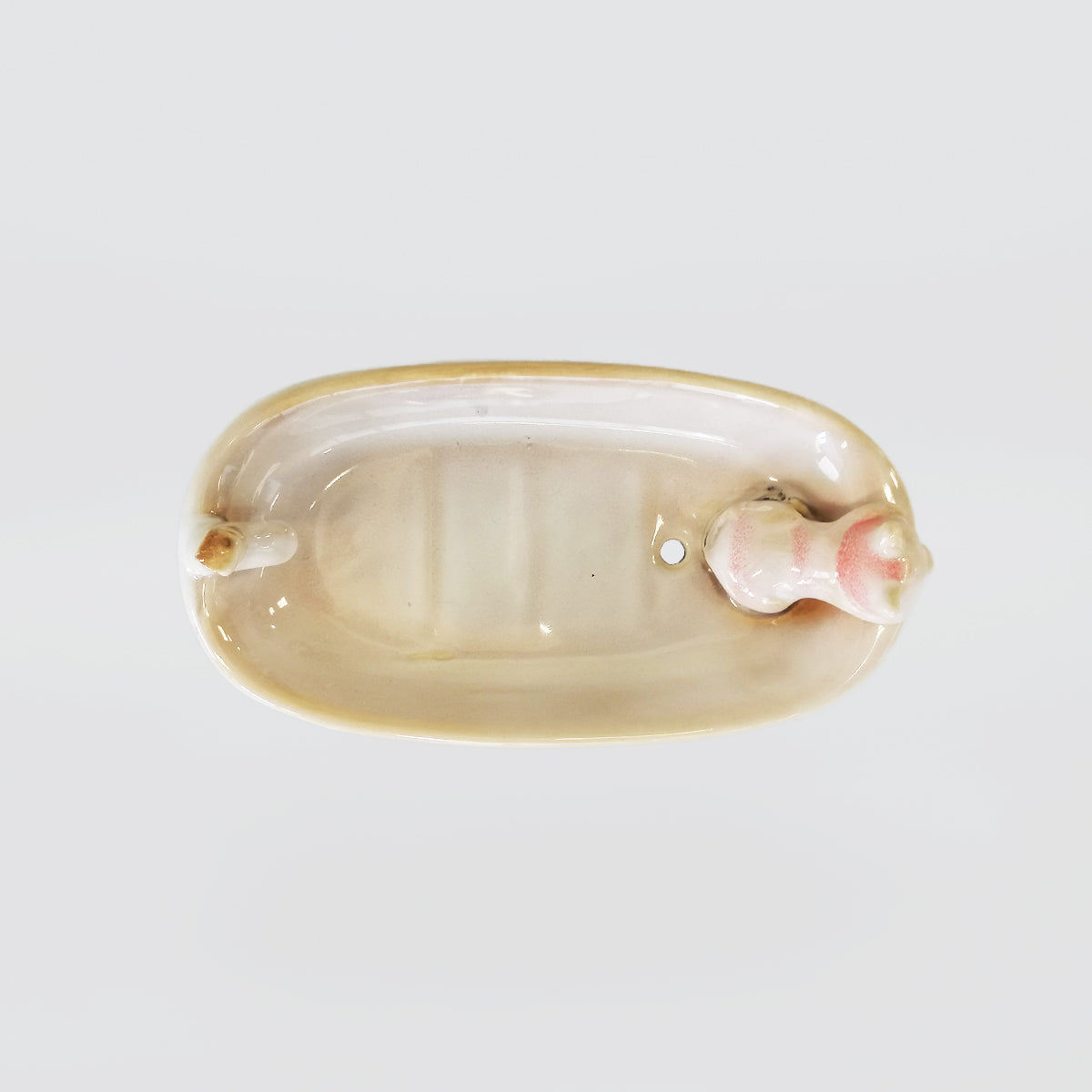 Ceramic Cat Soap Dish