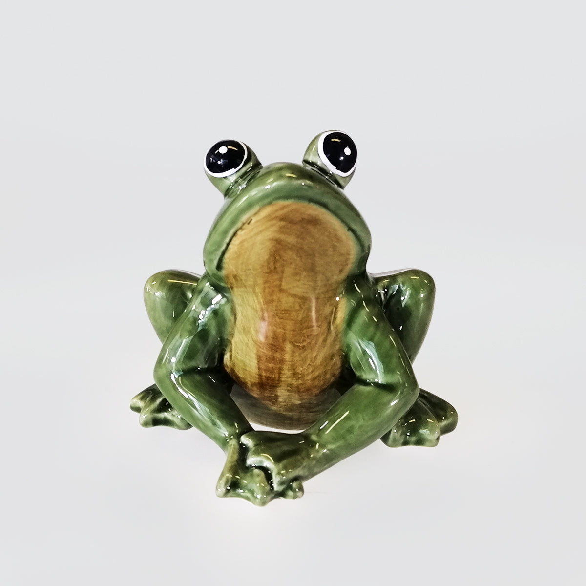 Ceramic Frog With Big Eyes