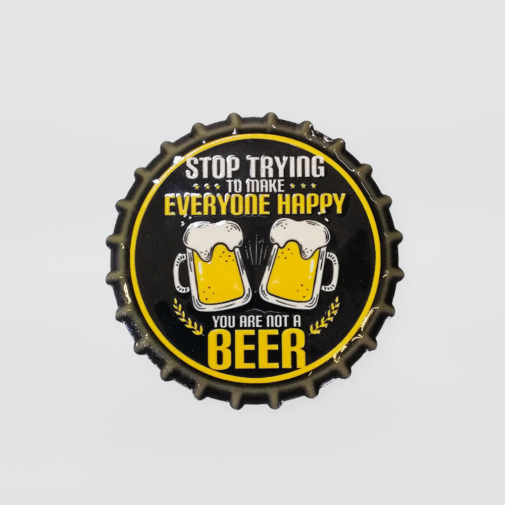 Bottle Top Magnet - 'Stop Trying'