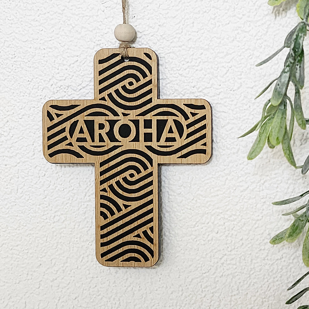 Hanging Cross 'Aroha'