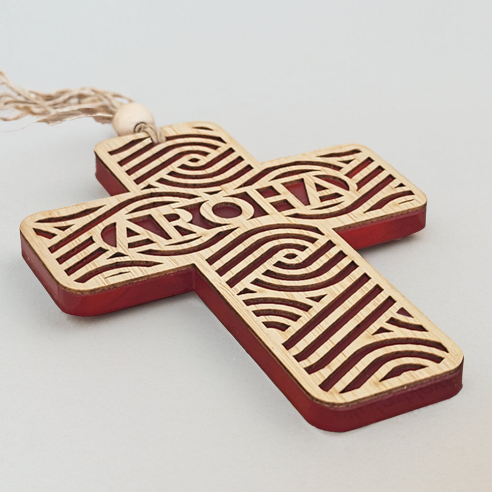Hanging Cross 'Aroha'