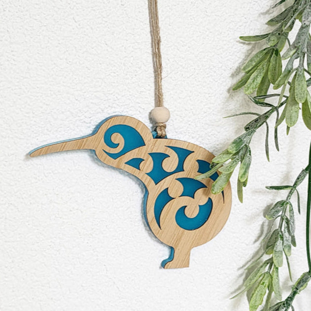 Hanging Birds - 'Koru Kiwi'