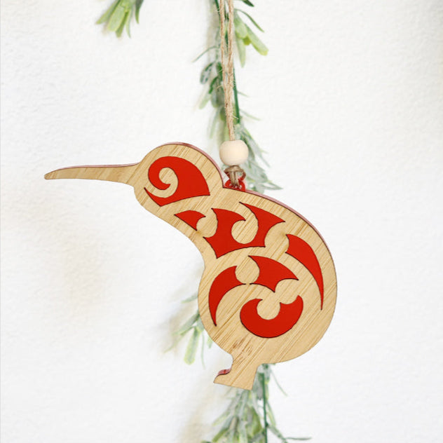 Hanging Birds - 'Koru Kiwi'