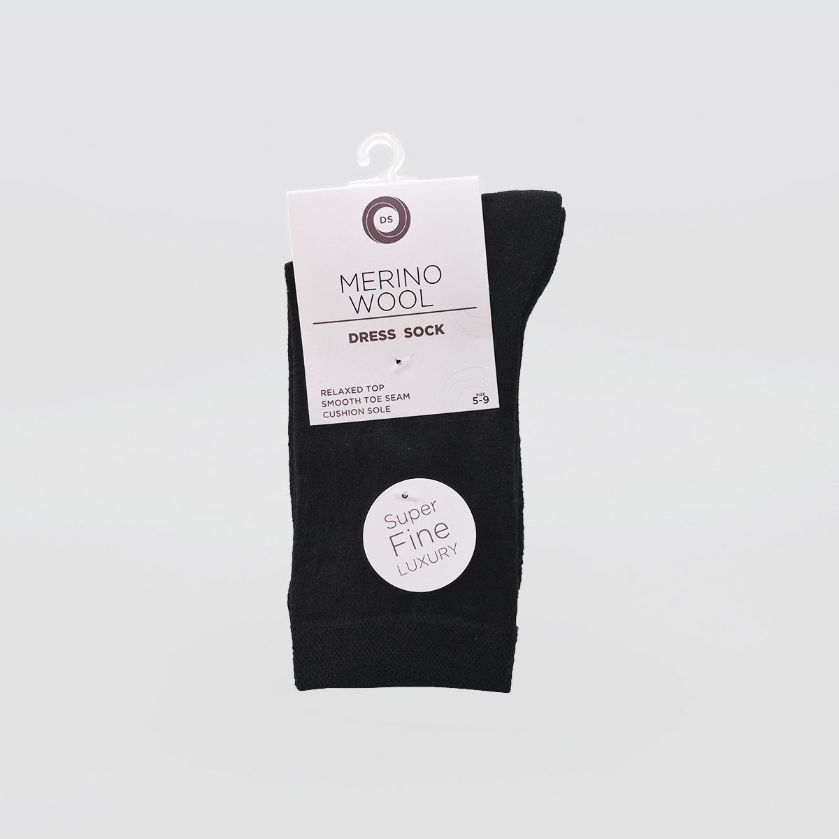 DS Merino Wool Dress Cushion Sole Socks