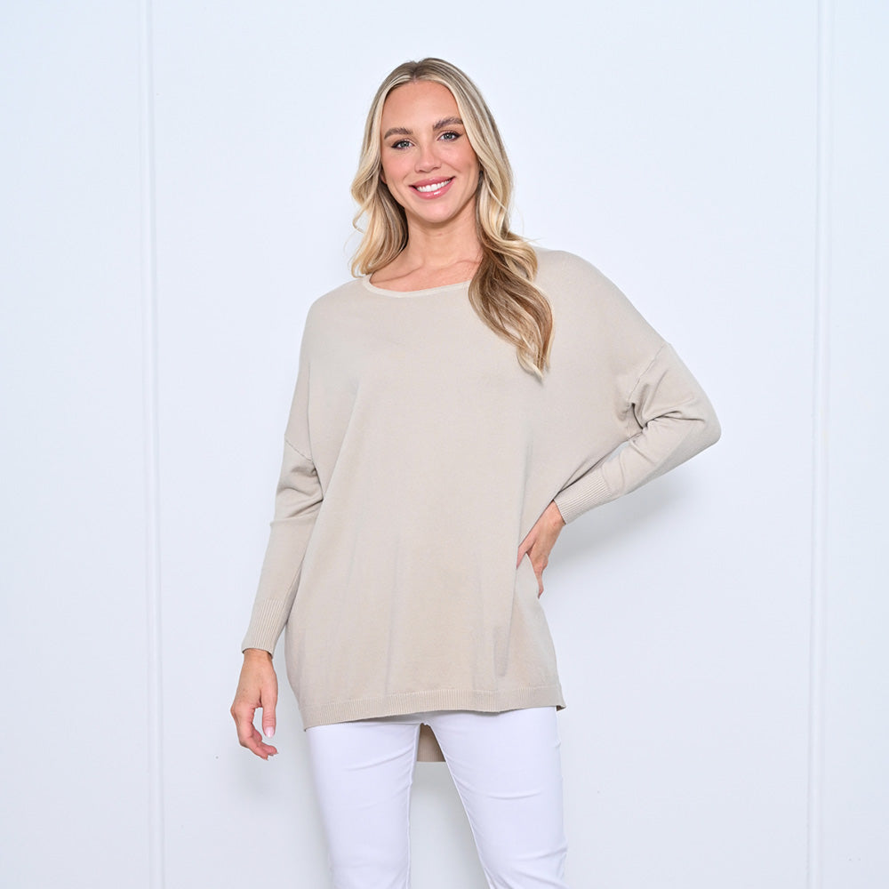 Plain Knit Tunic