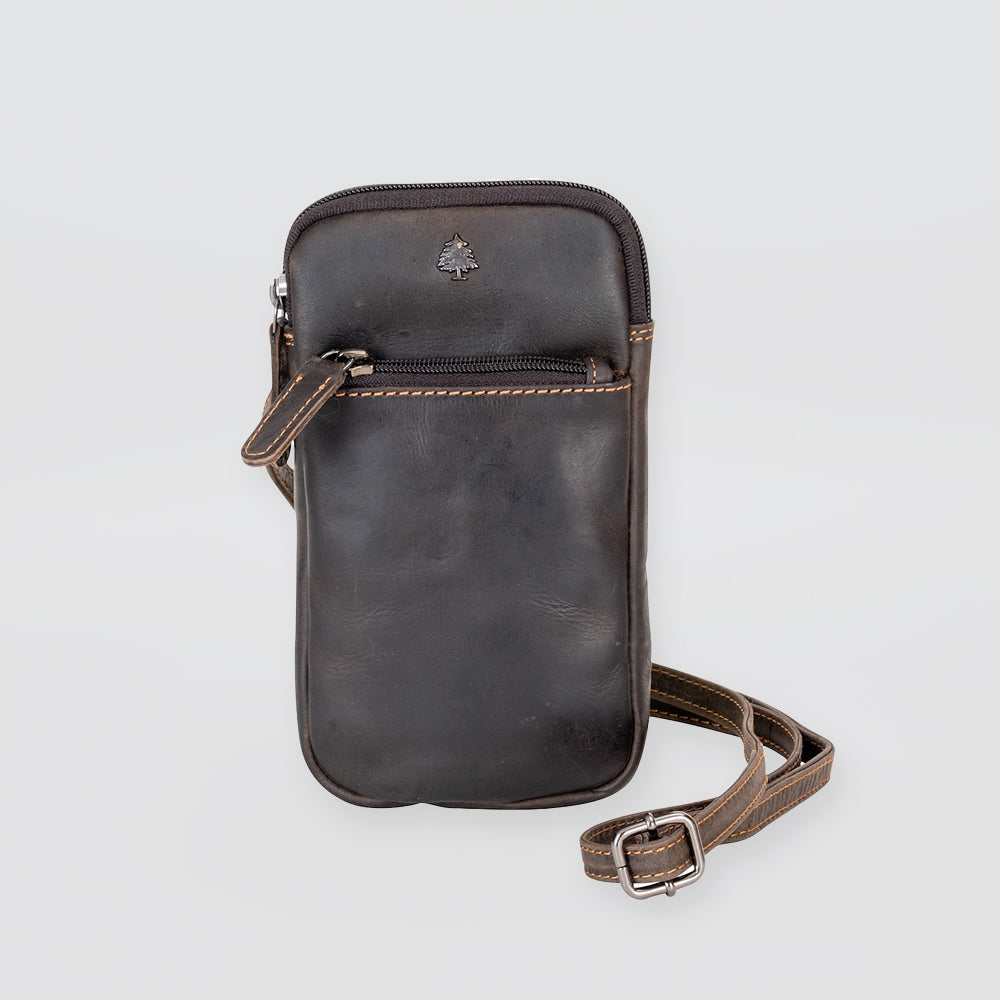 Brown Purse With Belt Loop