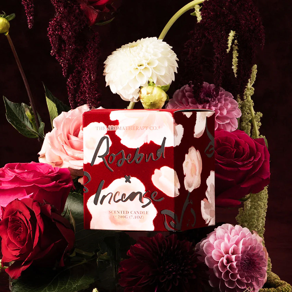 The Aromatherapy Co. - Rosebud & Incense Candle - 200g