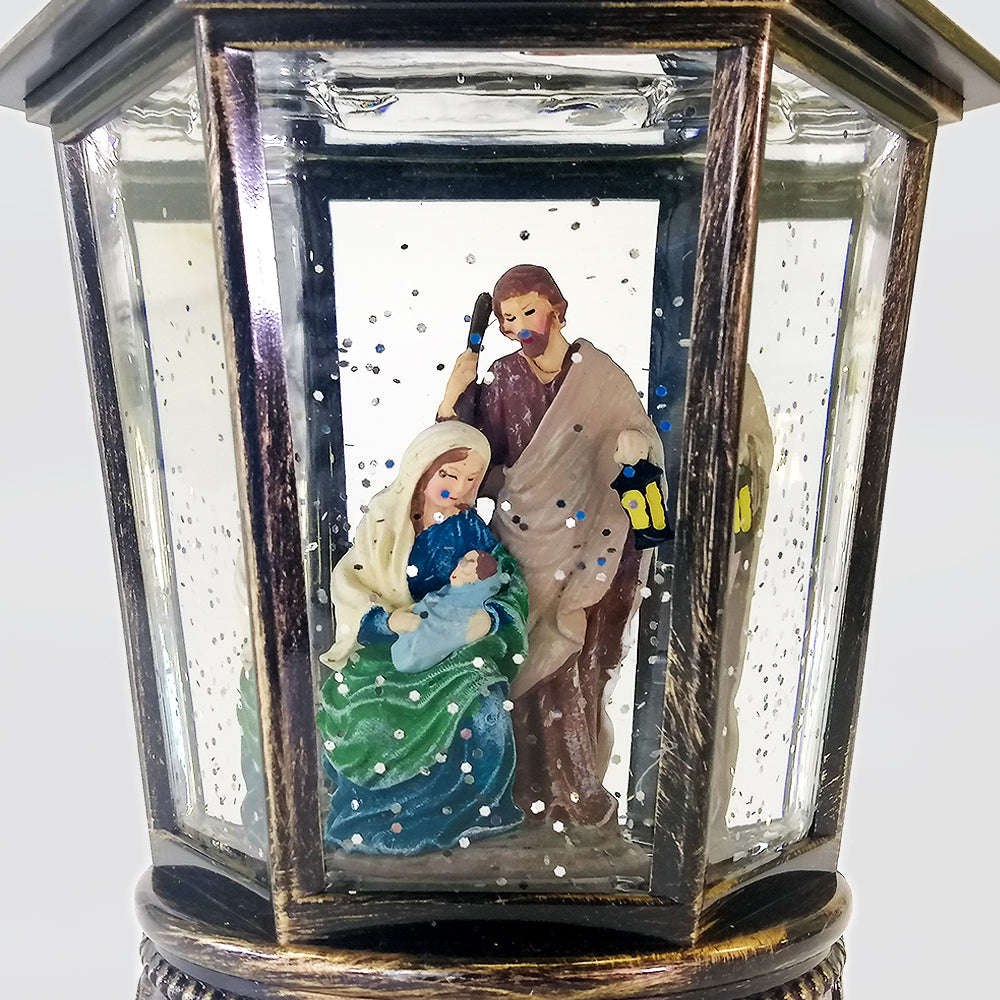 Christmas Nativity 'Snowglobe' Lantern