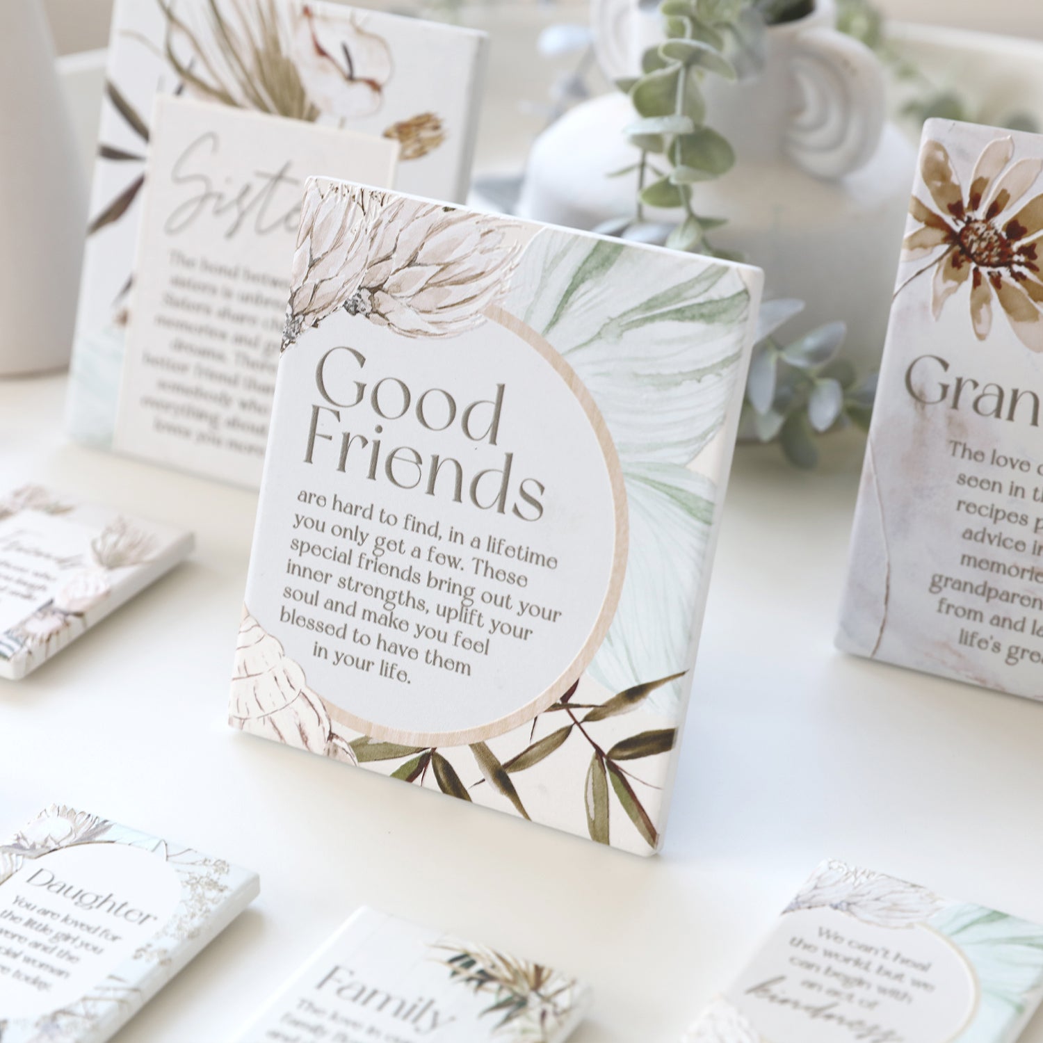 Palm Cove 'Good Friends' Verse Plaque