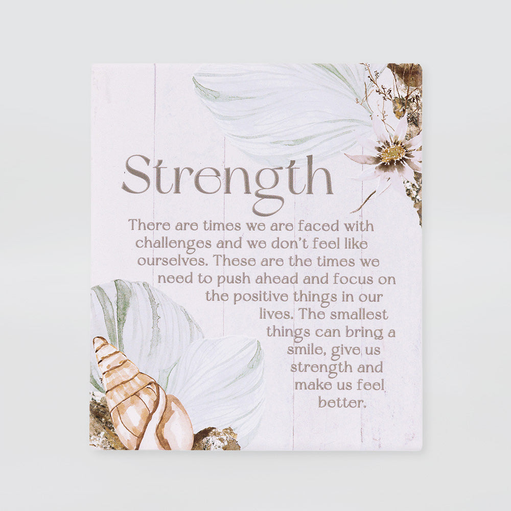 Palm Cove 'Strength' Verse Plaque
