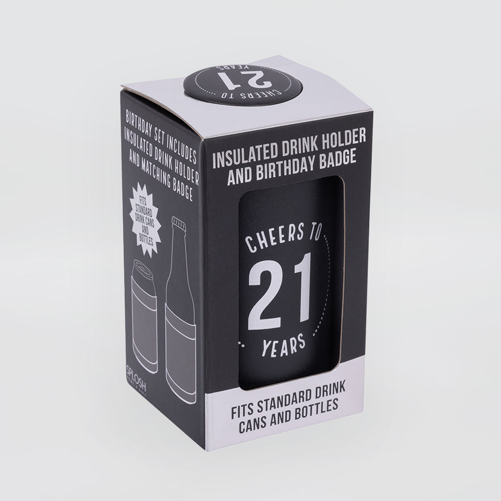 Insulated '21st' Can Cooler
