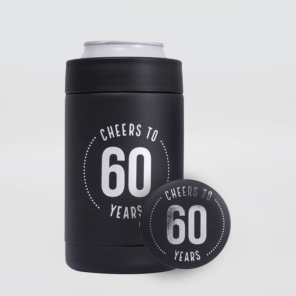 Insulated '60th' Can Cooler