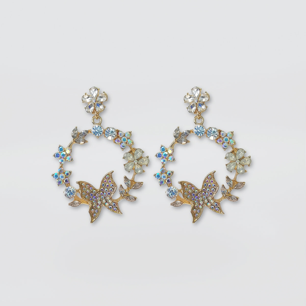 Bedazzel 'Butterfly Crystals' Earrings