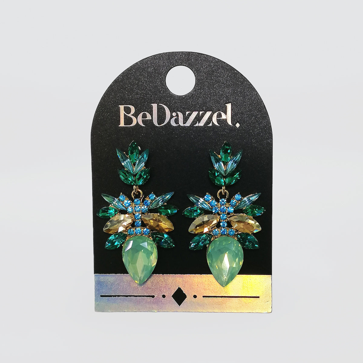 Bedazzel 'Petal & Teardrop' Earrings