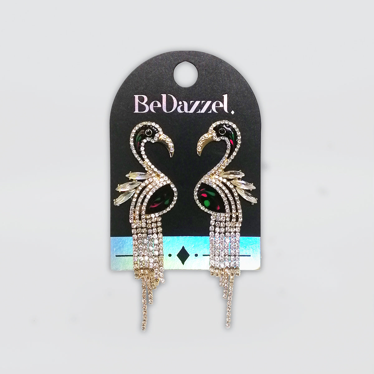 Bedazzel 'Crystal Flamingo' Earrings