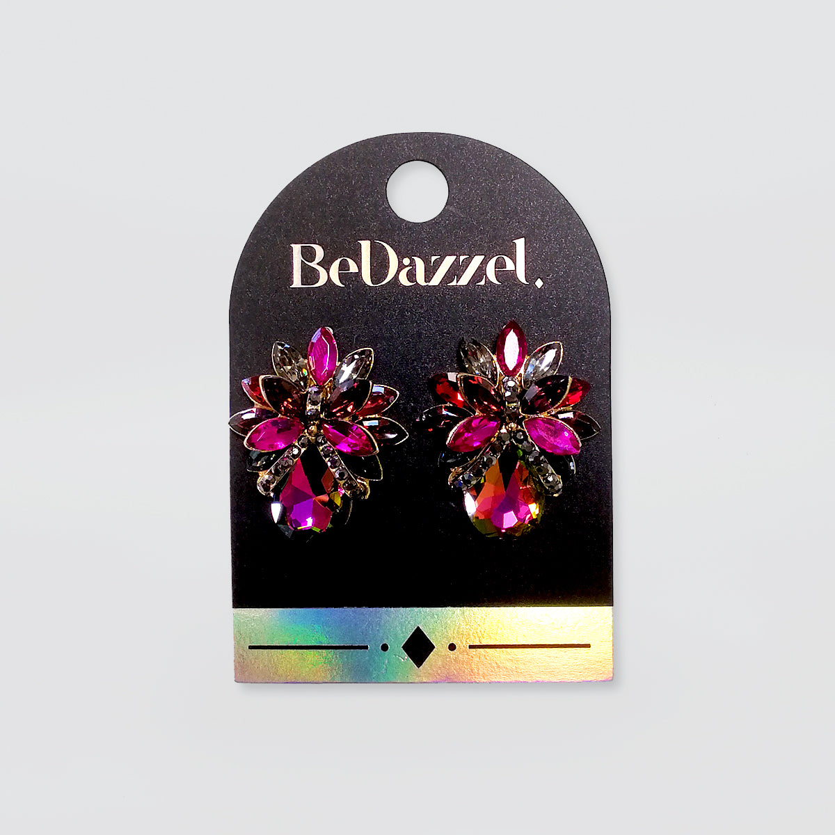 Bedazzel 'Cluster Teardrop' Earrings