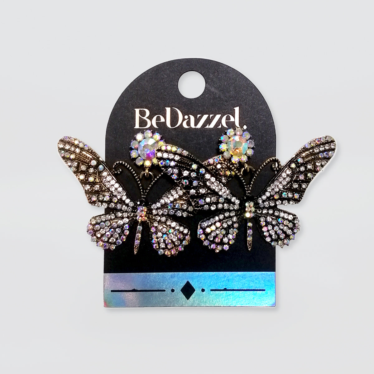Bedazzel 'Diamante Butterfly' Earrings