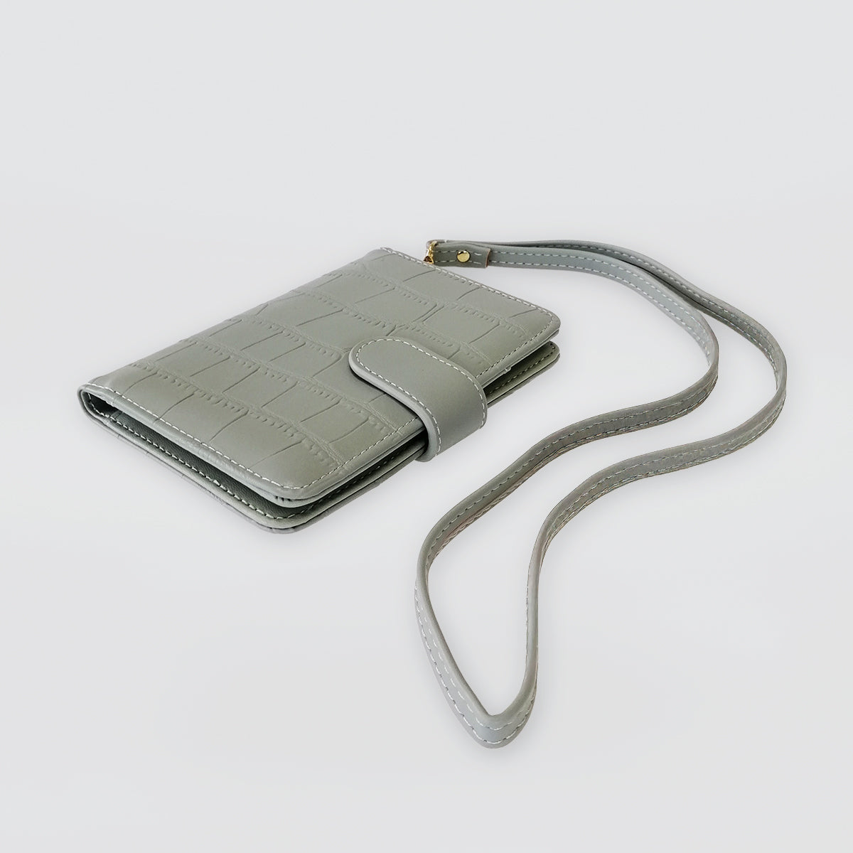 Crackle Wallets W/ Shoulder Strap