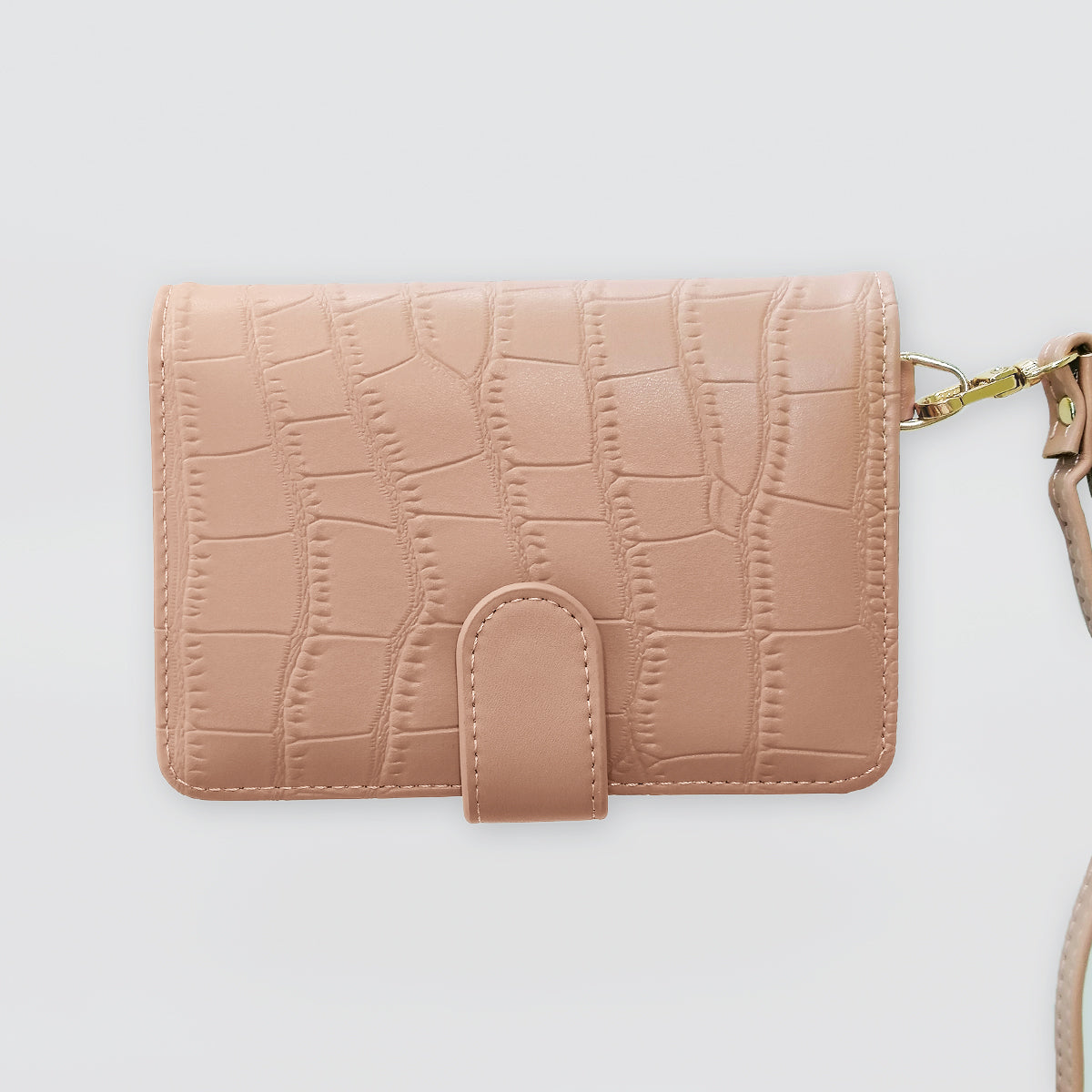 Crackle Wallets W/ Shoulder Strap