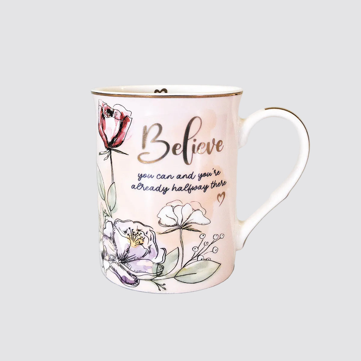 Fine Bone China Mug - 'Believe'