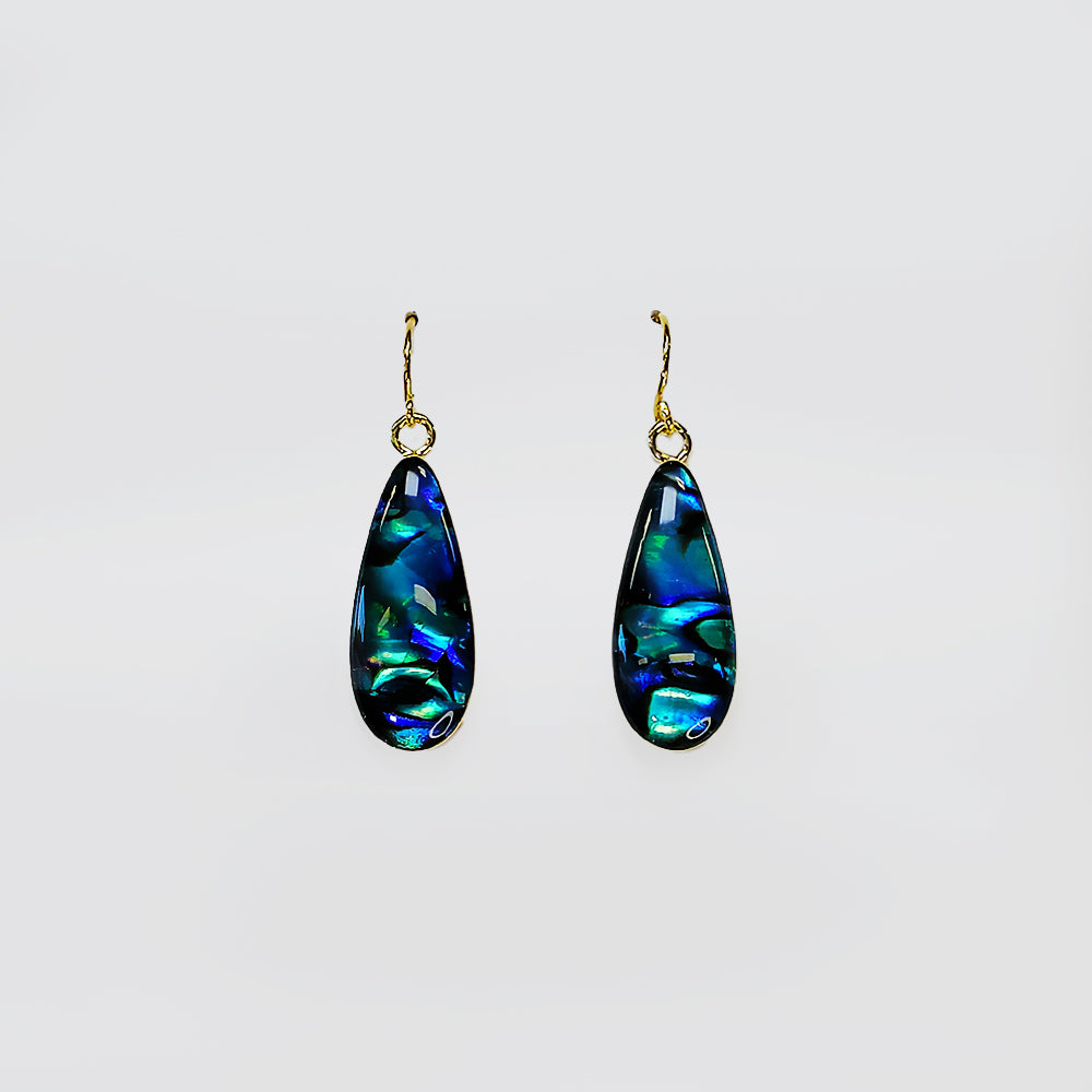 Paua Earrings - 'Tear'