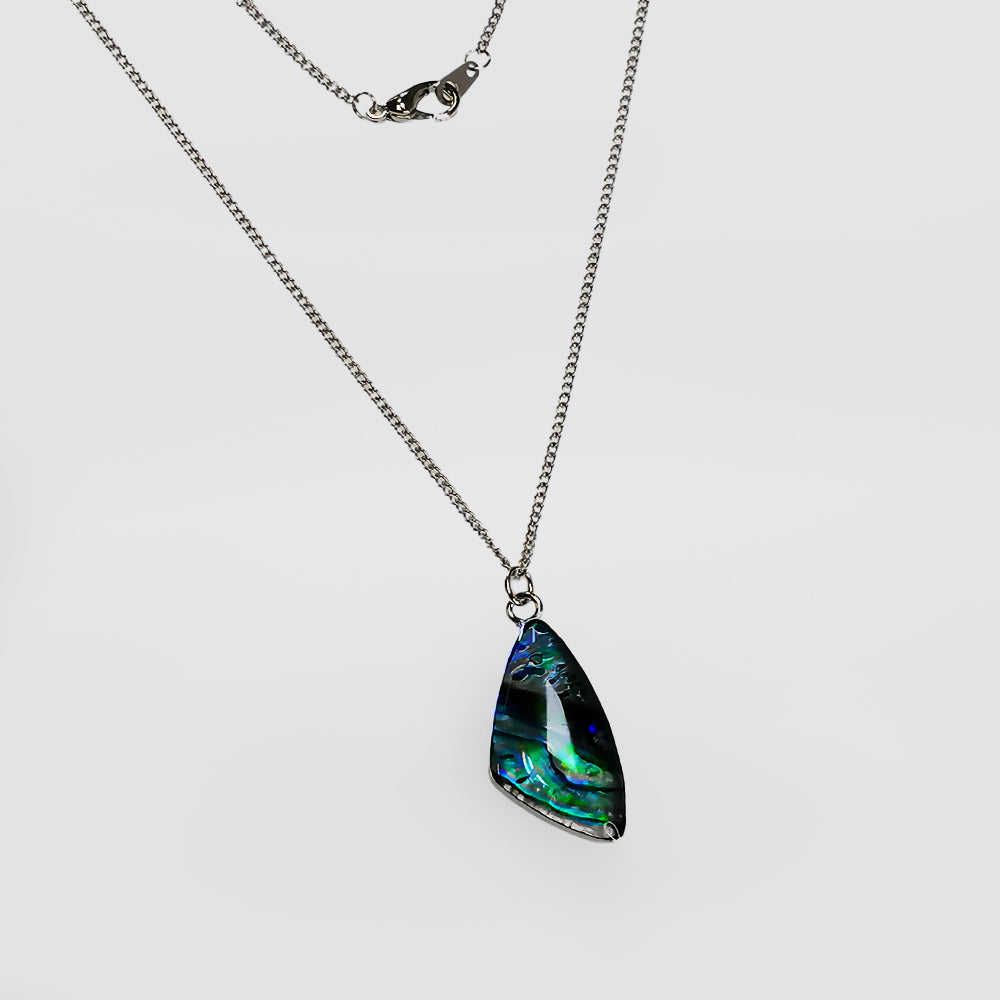Paua Pendant - Silverstone