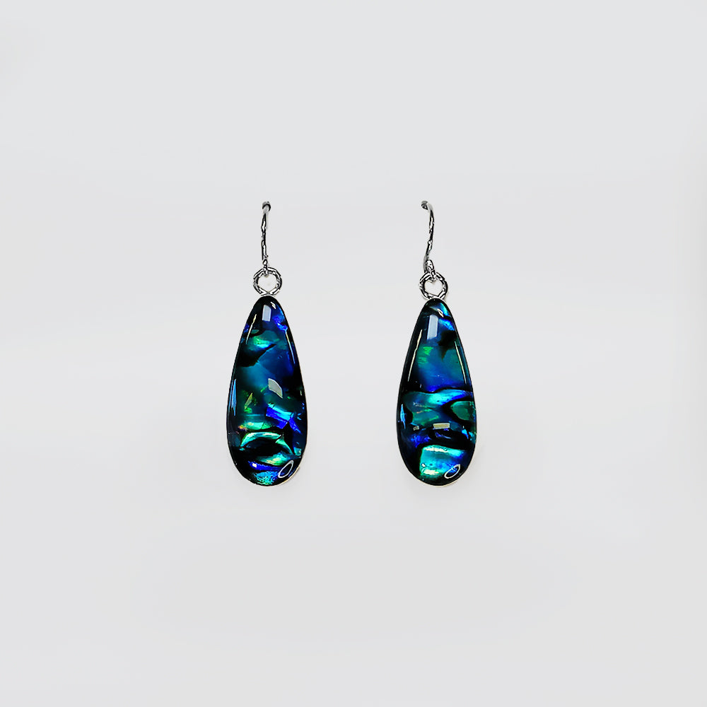 Paua Earrings - 'Tear'