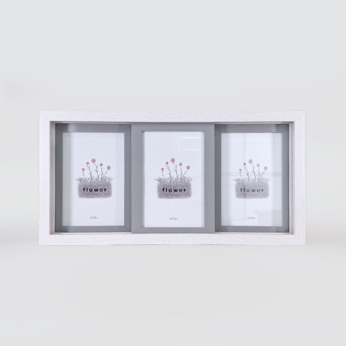 Cream & Grey Sliding Frame