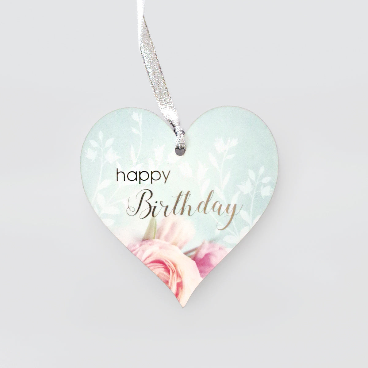 Heart Gift Tag - 'Happy Birthday'