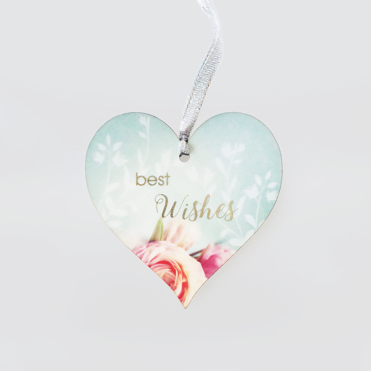 Heart Gift Tag - 'Best Wishes'
