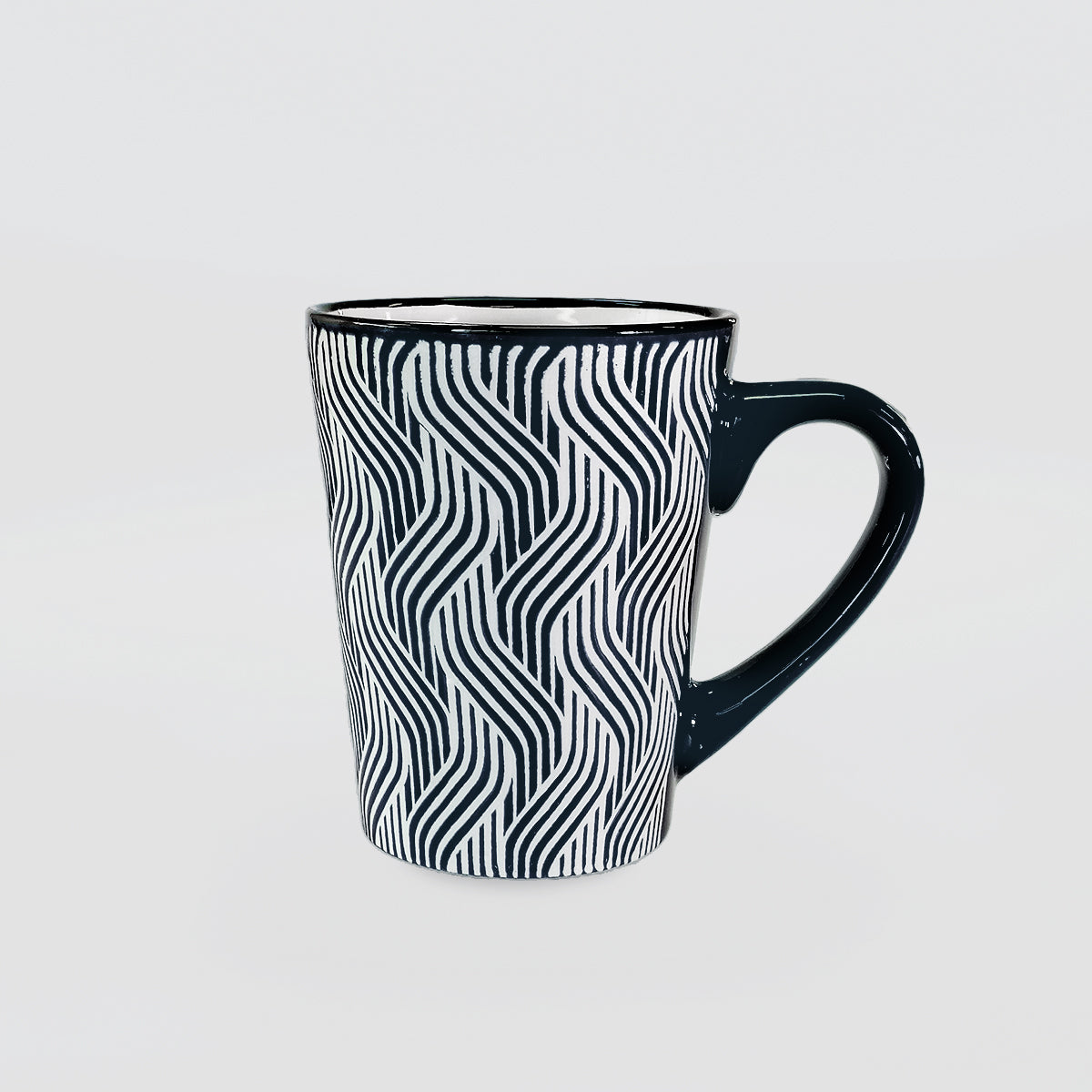 Ceramic Mugs Set/3 - 'Weave'